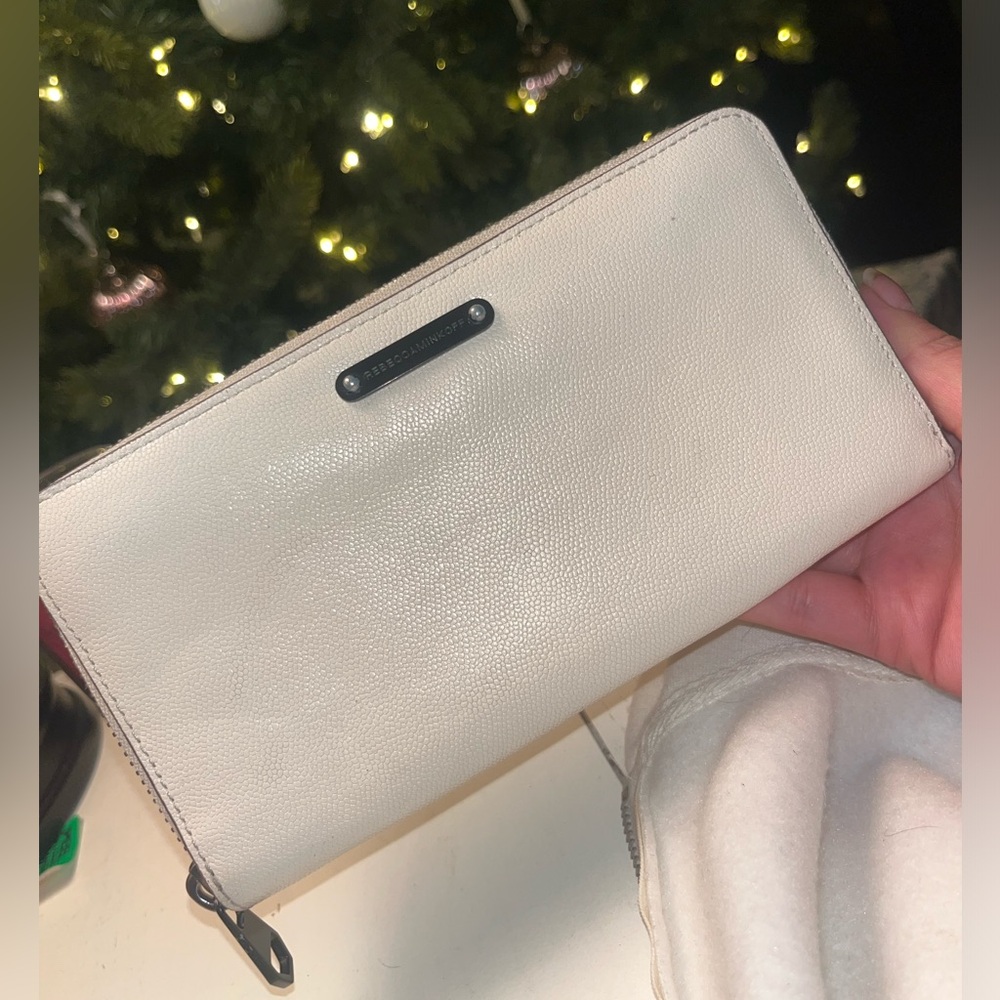 Rebecca Minkoff Ivory Textured Wallet